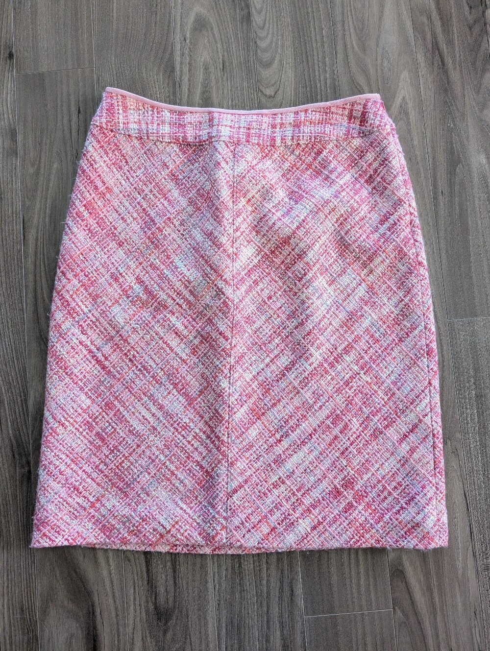 Talbot's Pink Barbiecore Professional Tweed A-Line Women's Skirt (Size 10)
